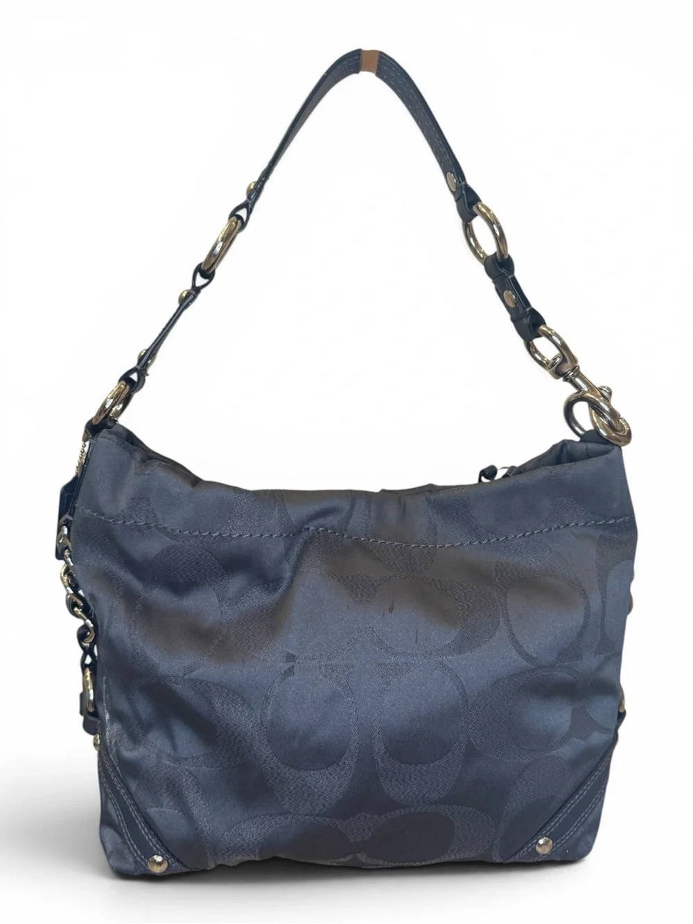 Coach Signature Carly Hobo Shoulder Bag